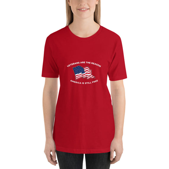 Veterans Are The Reason Womens Short-Sleeve T-Shirt